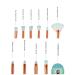 Funfunman 11PCS Makeup Brushes Set - Mermaid Colorful Cosmetic Brushes - Buy Online on GoSupps.com