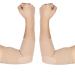 TOFLY  Elbow Compression Sleeves for Unisex  20-30 mmHg Tennis Elbow Brace Support - Tendonitis and Tennis Arm Sleeves for Pain Relief & Arthritis  Elbow Protector Support Wrap for Recovery  Beige S Small: 6 - 7 Elbow ...