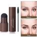 Eyebrow Stamp Waterproof Brow Kit Professional Eyebrow Powder Brow Stamp Shaping Kit 10 Reusable Eyebrow Stencils 2 Eyebrow Pen Brushes Dark Brown - Buy Online on GoSupps.com