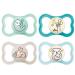 MAM Day & Night Air Silicone Pacifiers 16+ | 4-Pack with Sterilizer Boxes - Perfect for Baby Care - Buy Online on GoSupps.com