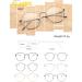 Retro Metal Frame Round Glasses | Decorative Flat Mirror | Classic Clear Lens | Colorful Options Available - Buy Online on GoSupps.com