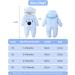 Baby Hooded Flannel Winter Romper | Snowsuit Jumpsuit for Boys & Girls | Feet Covered | 0-3 Months - Buy Online on GoSupps.com