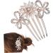 Angoily Wedding Hair Ornaments Wedding Hair Accessories for Women Hair Jewels for Women Womens Hair Accessories Hair Accessories for Women Wedding Pearl Hair Accessories Artificial Women's - Buy Online on GoSupps.com