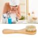 Exfoliating Face & Body Brush Tool with Wooden Handle - Perfect for Cleansing Skin & Back Scrubbing | International Shipping Available - Buy Online on GoSupps.com