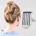 LAPOHI 4 Piece U Shape Hair Combs & Forks Set for Women - Updo Bun & French Twist Hairstyle Accessories - Vintage Hair Styling Tools - Buy Online on GoSupps.com