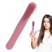 Generic scalp massage brush |Long handle brushed scalp massage comb |Gossip circle slap-and-roll soft hair combing without damage to the scalp for short hair men women rose