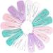 Topkids Accessories Small Mini Metal Hair Snap Clips Little Kids Toddler Baby Girls Children Women Clips Cute Clip Slides Gift Sectioning Clips Bendies Sleepies 3cm / 1.2" (16pc Pastel Tones) 16pc Glitter Pastel Tones - Buy Online on GoSupps.com