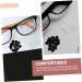 Osaladi 72 Pairs Anti-Slip Earring Covers & Holder for Glasses - Silicone Bracket Black & White - Perfect for Adults - Buy Online on GoSupps.com