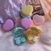 Buy Cream-Colored Candy Contact Lens Case with Mirror - Portable & Mini Storage Container for On-the-Go Use - Buy Online on GoSupps.com