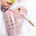 Shop Bokalaka Pink Ceramic Coffee Cup for Mom - Perfect Mother's Day Gift | 400ml with Lid Spoon & Gift Box - Best Mom in the World! - Buy Online on GoSupps.com