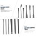 2 Sets Healeved Ear Picking Tool Spring Massage Kit - Black Ear Wax Remover & Cleaner Set 11.5X2.7X1cm - Buy Online on GoSupps.com