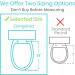 Vive Raised Toilet Seat Riser with Handles - Elderly & Handicap Grab Bar for Seniors - Easy Clean, Options for Elongated & Standard Bowls - Medical Hip Replacement Surgery Aid - Buy Online on GoSupps.com