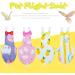 QBLEEV 4 Pack Bird Diaper Flight Suits with Leash Hole | Washable & Reusable Nappies for Pet Parrots | Bowtie Decor | Breathable Pee Pads - Large Size - Buy Online on GoSupps.com