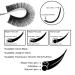 Flat Lashes QueWel | Ellipse Eyelashes for 1:1 Extensions | 0.15D Curl 15mm Silk Single Eyelashes - Naturally Black (1 Piece) - Buy Online on GoSupps.com