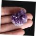 FOMIYES 2pcs Natural Crystal Cluster Crystals for Crafts Purple Gems Natural Minerals Desktop Bare Stone - Buy Online on GoSupps.com