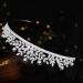 Aoligrace 5A Cubic Zirconia Wedding Tiara for Women - Small Bride Floral Headpiece in Silver - Buy Online on GoSupps.com