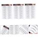 OHPHCALL Black Makeup 3 Sheets Waterproof Eyebrow Stickers Black Stickers Fake Eyebrows Imitation Eyebrow Sticker Make up - Buy Online on GoSupps.com