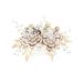 FRCOLOR Bridal Hair Comb Bridal Headpiece Bride Headpieces for Wedding Bridal Hair Accessory Hair Comb for Bride Wedding Hair Clip Wedding Hair Combs Gold Hair Clips Bride Hair Clip