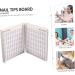 VINTORKY Nail Art Nail Art Stand Display Frame Tool Stand Fake Nail Showing Board Nail Polish Practice Display Fake Nails Display Board Manicure Tools Paper Mosaic - Buy Online on GoSupps.com