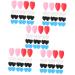 Uonlytech 75 couples love non -slip ear hooks protective glasses holder re rough enough ear pads for glasses ears made of glass slipproof glasses hooks glasses brake brake legs pebble legs