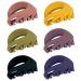 Medium Hair Claw Clips for Thin Hair, 2.6 Inch Hair Clips for Women Girls Kids, Strong Matte Flower Clips Jaw Clip for Fine Hair/Medium Thick Hair, Non Slip Hair Clamps with Gift Box (6 Packs) (multi colors)