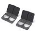 Skyway 2 pairs of bifocal reading lenses for sticking on clear reading lenses with enlargement function for glasses/sunglasses/ski goggles removable reusable no water required 2*clear 1.5 x