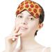 Realistic Pizza Pattern Sleep Mask | Soft & Comfortable Eye Mask with Adjustable Head Strap - Buy Online on GoSupps.com