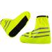 Ywyhhm shoe covering waterproof overshoes bike waterproof reflective rain protection shoes bike rain bicycle overshoes shoe puller bike for men's women medium (40-43) yellow