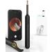 Ear Wax Removal Tool Camera  Ear Cleaner  Safe Non-Detachable Ear Scoop  Earwax Removal Kit with 300W 1080P Ear Camera  Ear Pick Equipped with 6 LED Lights  Black