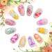 Kingmas 12 Colors Dried Flowers Nail Art Supplies - Mini Real Natural 3D Applique Decoration Sticker - Buy Online on GoSupps.com