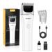 Hair Clippers Men Kibiy Beard Trimmer for Men Hair Trimmer Clippers for Men Haircut with Ceramic Blade Adjustable Limit Comb Mens Grooming Kits Type-C Charging Easy Home Haircutting Gift for Men White+black