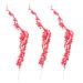 Zerodeko 3 pcs household Foam Christmas red fruit artificial Holiday Berries Crafts Accessories decorate red home decor holly christmas berry spray branch christmas tree Red 40X5CM
