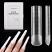 3XL Dual Nail Forms Square Curved Nail Molds for Nail Extension Polygel Builder Gel Acrylic Nail Dip Powder Nails Poly Nail Extension Gel