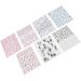 7 Sheets of Fire Flame Wave Lines Nail Stickers 3D Swirl Stripes Nail Stickers Self Adhesive Nail Art Stickers Nail Design for Nail Art Decoration Design - Buy Online on GoSupps.com