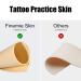 Finemie 20pcs Tattoo Skin Practice Set with 1.6mm Thick Double Sides Fake Skin and Transfer Paper - Ideal for Beginners and Tattoo Artists - Buy Online on GoSupps.com