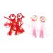 HAPINARY 2 Pairs Hair Accessories Hair Clip Hair Barrettes Hair Pin Hair Accessory for Girls Womens Barrettes for Hair Barrettes for Girls Tassel Hairpin Tassel Barrette China