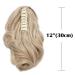 Buy Sego Ponytail Extension - Voluminous Wavy Hair Piece in Dark Blonde & Blonde Mix | 110g 30cm - Perfect for Instant Style - Buy Online on GoSupps.com