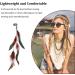 Oenothera 6 Pieces 3 Feather Hair Clips Indian Feather Headband Hippie Boho Headpiece for Women and Girls - Buy Online on GoSupps.com