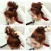 Messy Hair Bun Donut Chignon Updo Scrunchie Hairpiece | Bleach Blond Ponytail Extension 25g - Buy Online on GoSupps.com