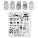 Alexnailart Stainless Steel Nail Stamp Template - DIY Manicure & Nail Art Decoration TR009 | International Shipping - Buy Online on GoSupps.com