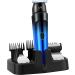 Buy Professional Rechargeable Hair Trimmer & Clippers for Men - LED Display Beard Trimmer Razor Kit | International Shipping - Buy Online on GoSupps.com