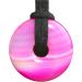 Steinfixx Premium Pink Agate Necklace - Healing Chakra Stone with Suede Strap | 30mm Gemstone Jewelry - Buy Online on GoSupps.com