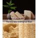 Organic Natural Shower Loofah Sponge Set - Exfoliating Body Scrubber for Deep Cleansing and Unclogging Pores - 3 pcs - Buy Online on GoSupps.com
