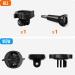 Tusita Quarter Rotation Friction Flange Bracket Adapter for Garmin Edge & Varia UT800 Compatible GoPro Mount for Bicycle GPS - Buy Online on GoSupps.com