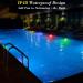 Submersible Lights Waterproof Hot Tub Underwater Tea Lamp Remote Control RGB Multicolor Flameless Candles Battery Powered for Vase Bowl Lantern Pond Pool White - Buy Online on GoSupps.com
