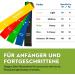 Health Rise Fitness Band Set - 5 Resistance Levels for Home Gym Yoga & Pilates | Includes Loop Tapes & Carrying Bag | German Instructions - Buy Online on GoSupps.com