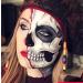 Clown White Black Face Body Makeup 6 Colors Wheel for Special Effects | Halloween Zombie Makeup Kit with Sponge | Non Toxic Professional Palettes - Buy Online on GoSupps.com