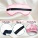 ELANE Silk Sleep Mask - 6 Pcs Set for Women, Light Blocking Eye Mask for Sleeping, Travel, and Relaxation - Buy Online on GoSupps.com