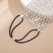 Holibanna Rhinestone Masquerade Mask - Disposable Cosplay Face Ornament for Dance Party and Outdoor Events - Buy Online on GoSupps.com
