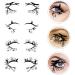 Didiseaon 8 Pairs halloween eyeliner stickers human eye stickers face sticker winged eyeliner eye decals Skull lash decor Durable Eye Line Strips double eyelid Makeup Tools plastic - Buy Online on GoSupps.com